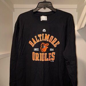 ⚾️🐦 Baltimore Orioles Marquee MLB Baseball Long Sleeve Shirt 🐦⚾️